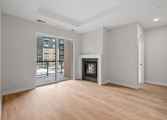 Living Room with Fireplace