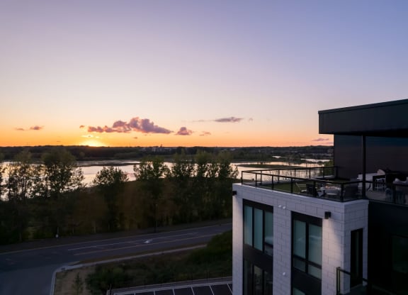 Aerial of 5th Floor Sky Deck