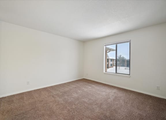 Bedroom with Large Window