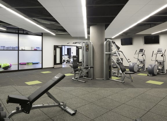 Weight Equipment at the 24-Hour Fitness Center