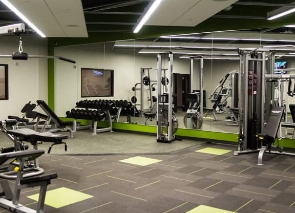 24-hour Fitness Center with Wellbeats