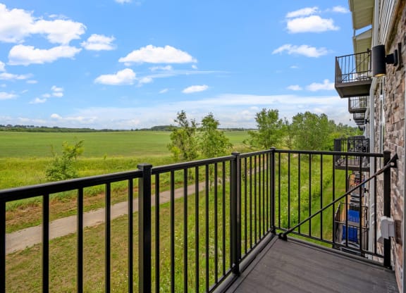 Balcony With Lush Views