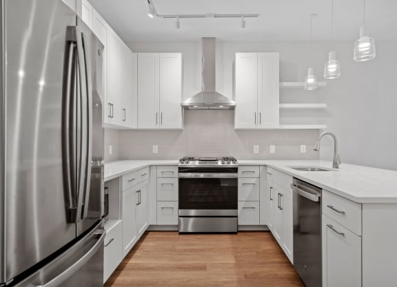 Kitchen With Stainless Steel Appliances