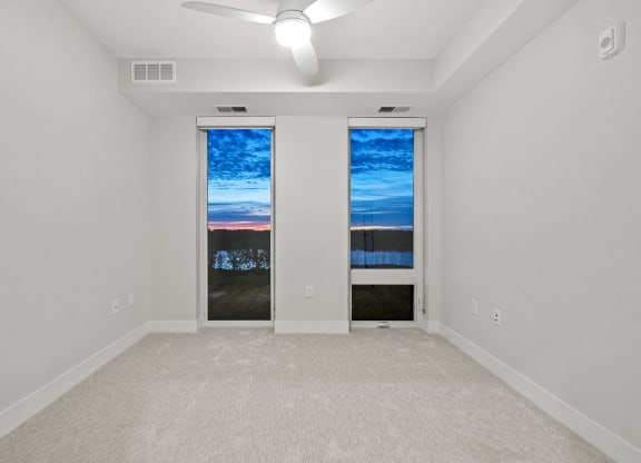 Bedroom with Plush Carpeting