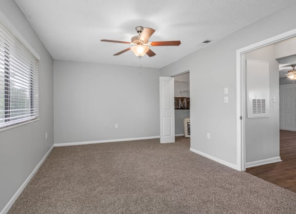 Spacious Bedroom with Plush Carpeting