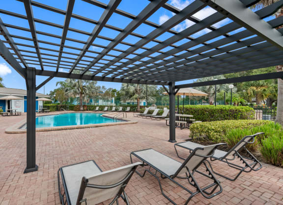 Pergola near Pool