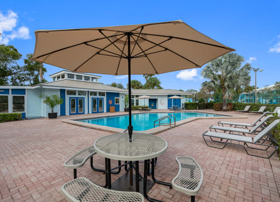 Outdoor Pool with Sundeck