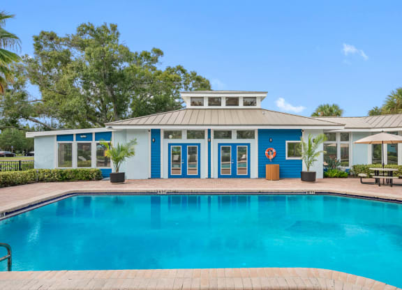 Outdoor Pool with Sundeck