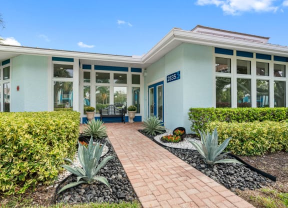 Clubhouse Entrance