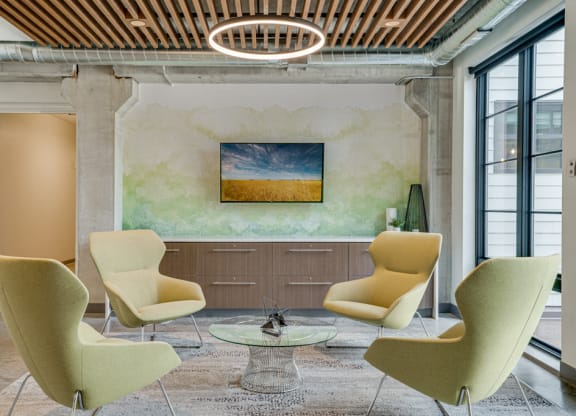 Lounge Seating Area with TV