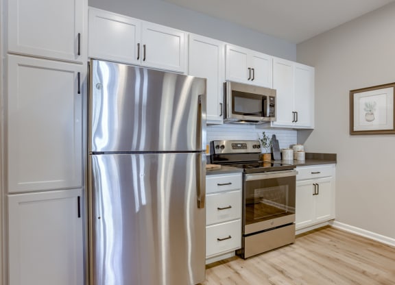 Kitchen With Stainless Steel Appliances