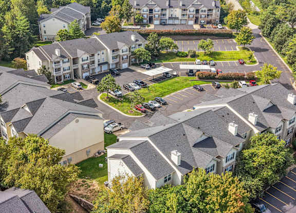 A bird's eye view of The Legends on the Park Apartments