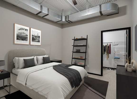 Loft Style Bedroom