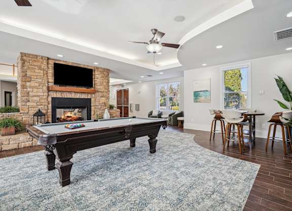 Clubhouse with Pool Table