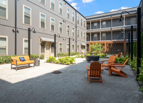 Courtyard with Patio Furniture