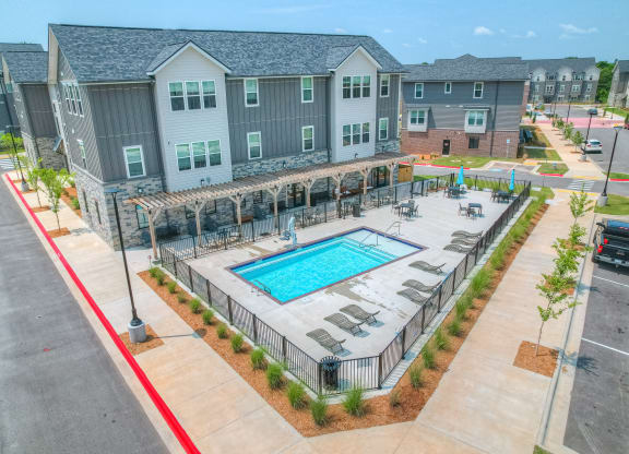 Aerial View of Pool