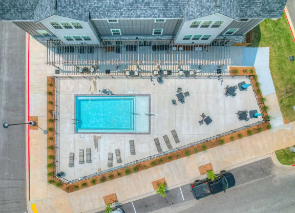 Aerial View of Pool