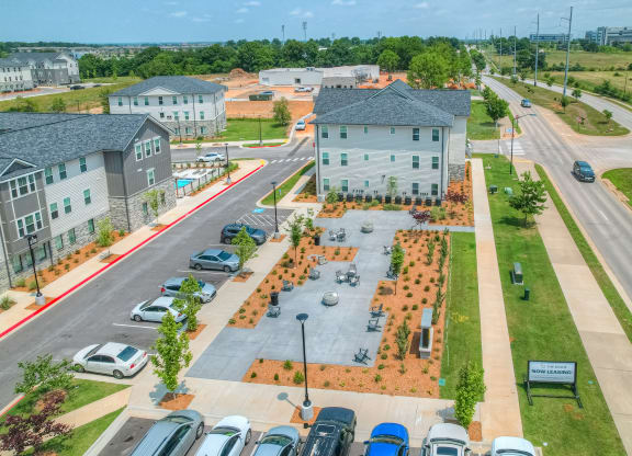 Aerial View of Patio