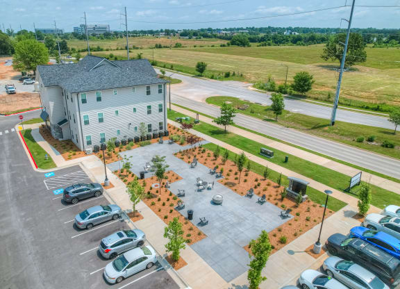 Aerial View of Patio