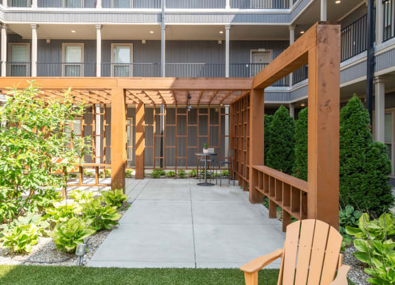 Courtyard with Pergola