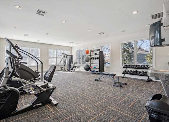 Fitness Center with Cardio Equipment