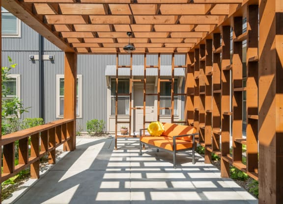 Courtyard with Pergola
