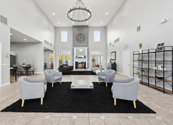 Clubhouse Lobby with seating area