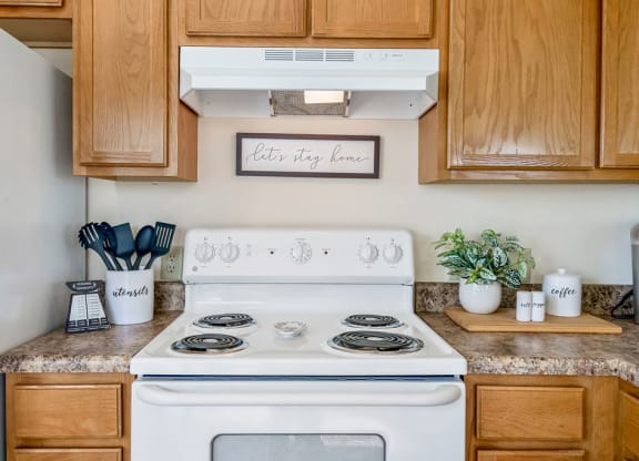 White Oven With Stovetop