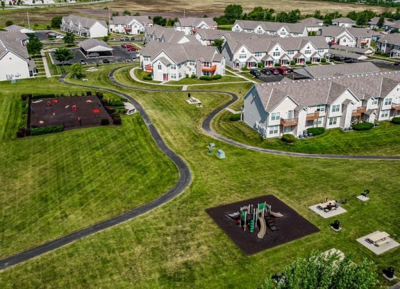 Aerial View Of The Playground & Dog Park