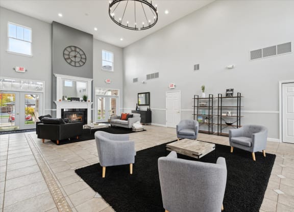Clubhouse Lobby with seating area