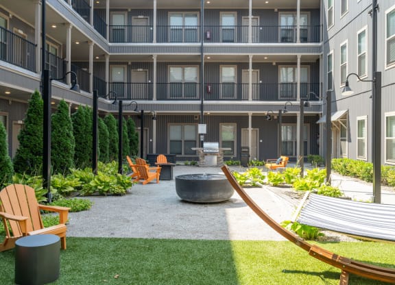 Courtyard with Greenery