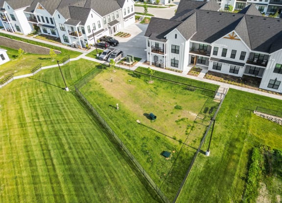 Aerial View of Dog Park