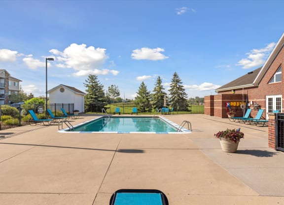 Outdoor Pool with Sundeck
