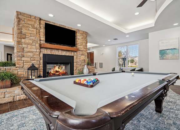 Clubhouse with Pool Table