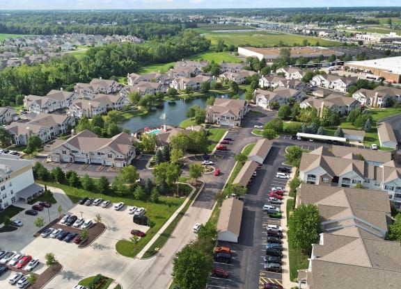 Aerial View of Parkway Lakeside
