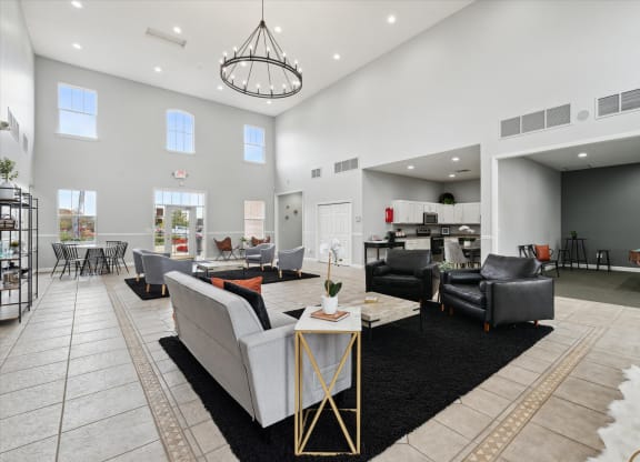 Clubhouse Lobby with seating area