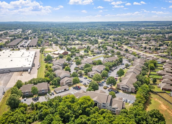 Aerial View of Highland Lakes
