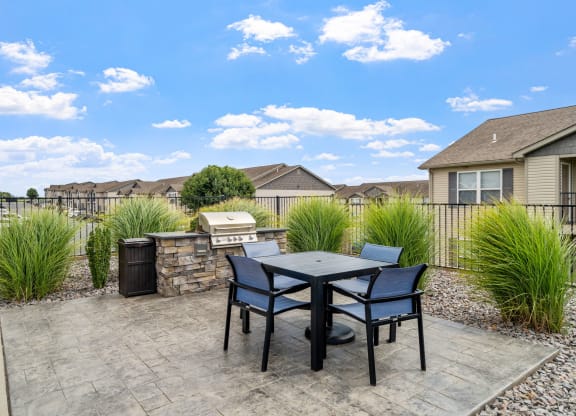 Outdoor Patio with Grills