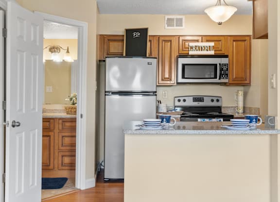 Kitchen With Stainless Steel Appliances