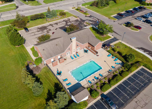 Aerial View of Pool