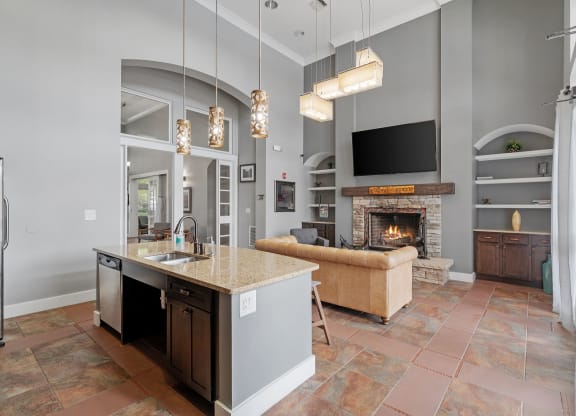 Community Room with Kitchen