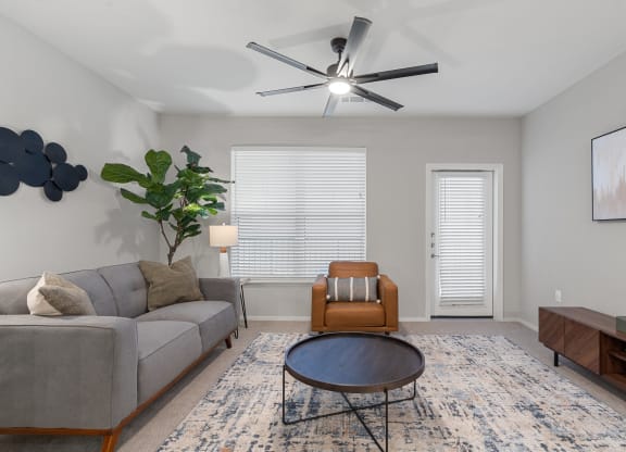 Living Room with Entryway