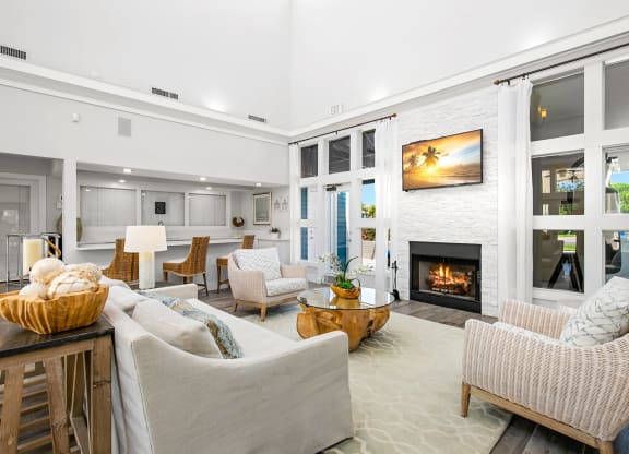 Clubhouse Fireplace Lounge