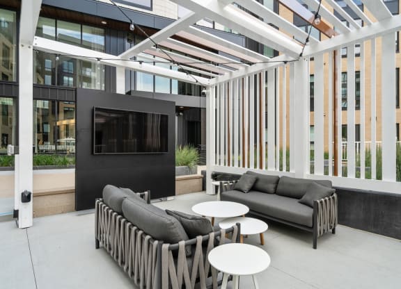 Social Deck Area in Courtyard