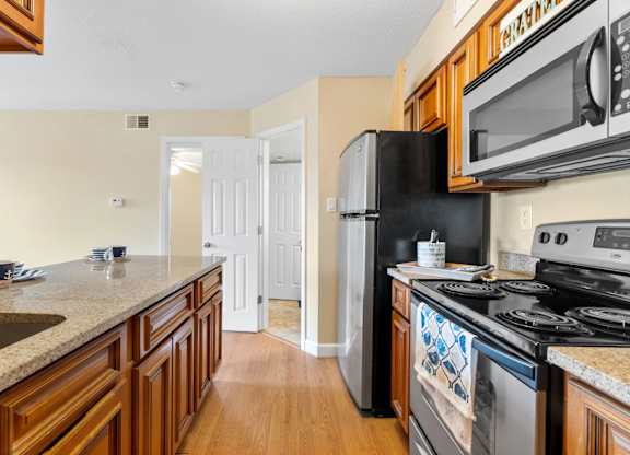 Kitchen with Granite Countertops