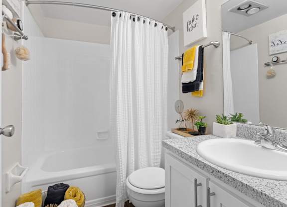 Bathroom with Modern Finishes