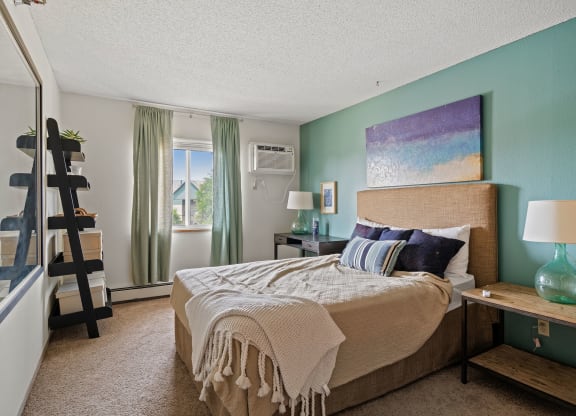 Bedroom with Plush Carpeting
