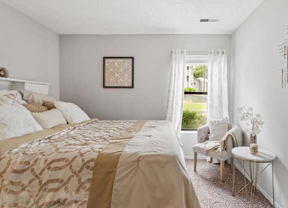 Bedroom with Plush Carpeting