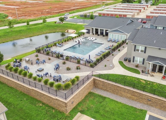 Aerial View of Pool