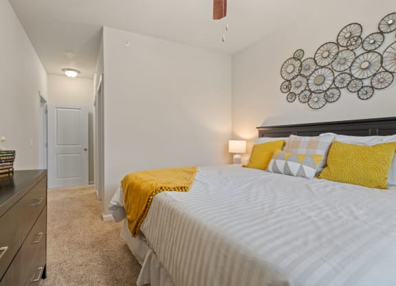 Bedroom with Plush Carpeting